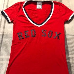 Red Sox Victoria’s Secret pink top XS
